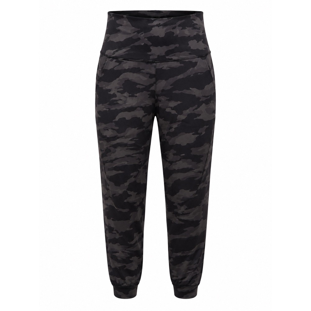 Athleta Salutation Camo Jogger Womens S Black Gray Pockets‎ Gorpcore Streetwear